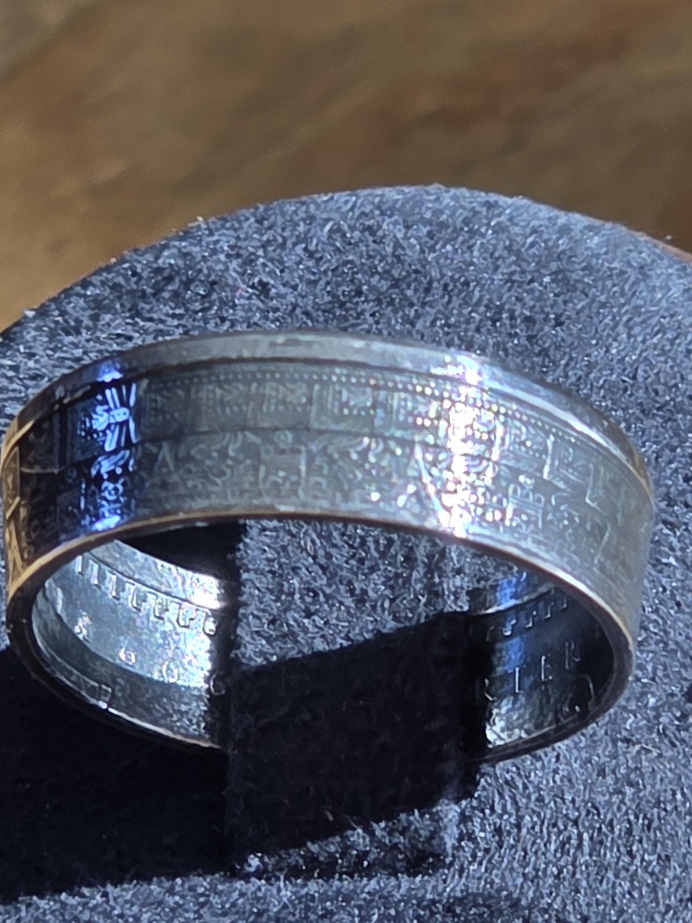 Aztec Calendar Sun Stone Ring – .999 Fine Silver Statement Band (1/4 oz.)