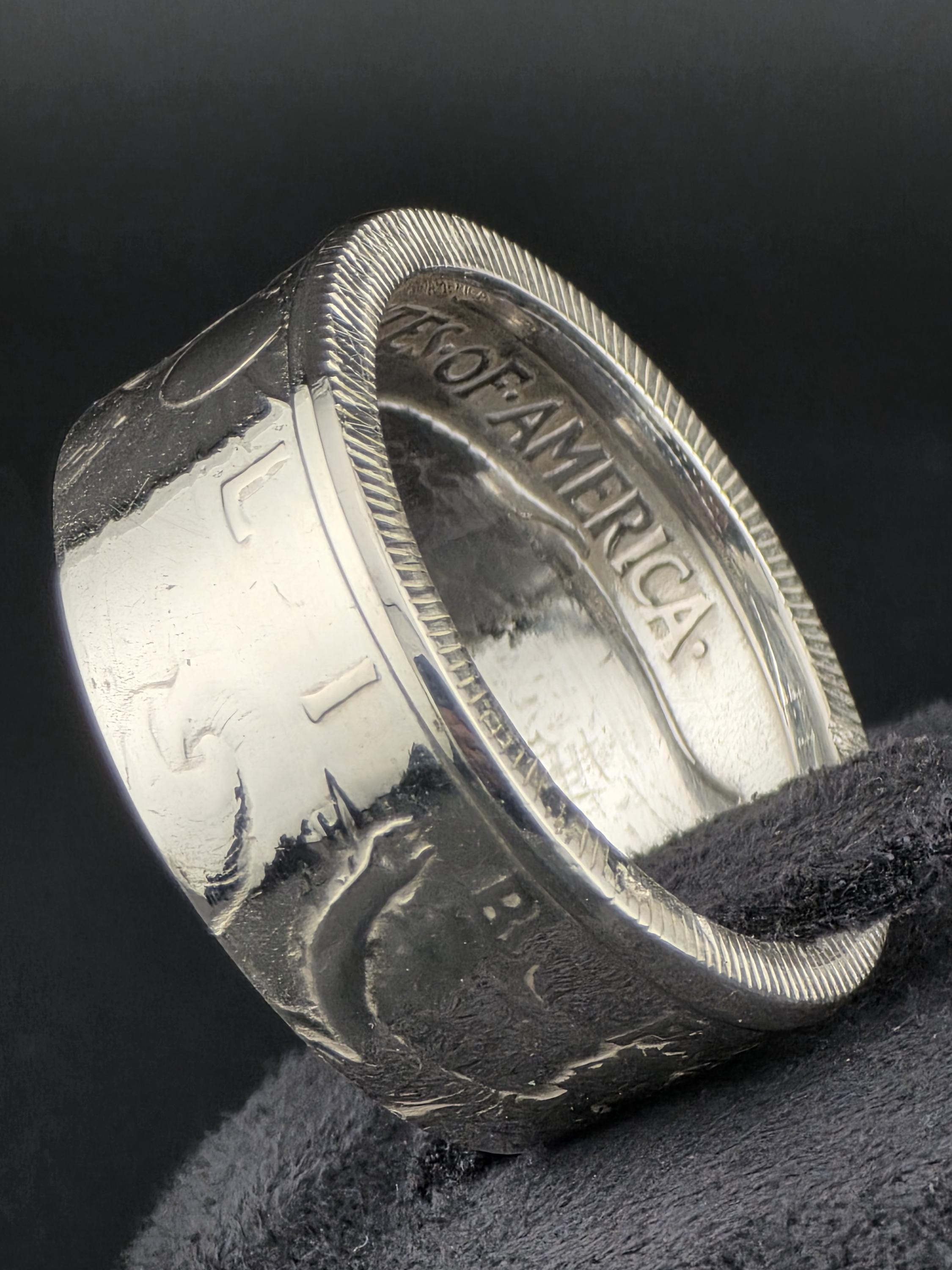 The Legacy: Walking Liberty Silver Coin Ring