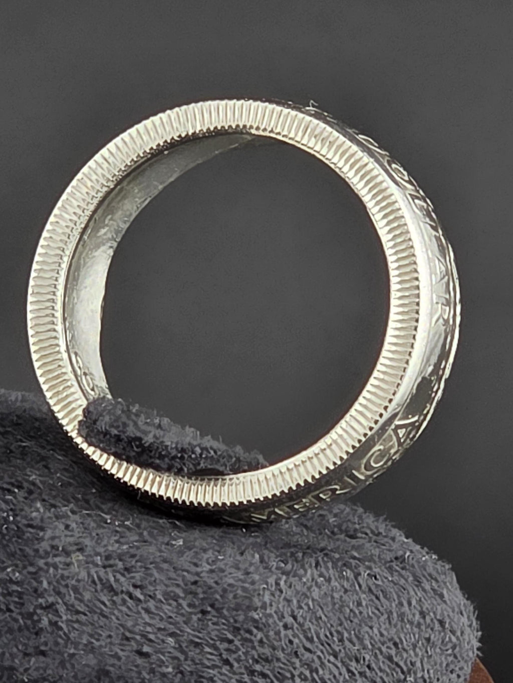 Kennedy Silver Half Dollar Coin Ring