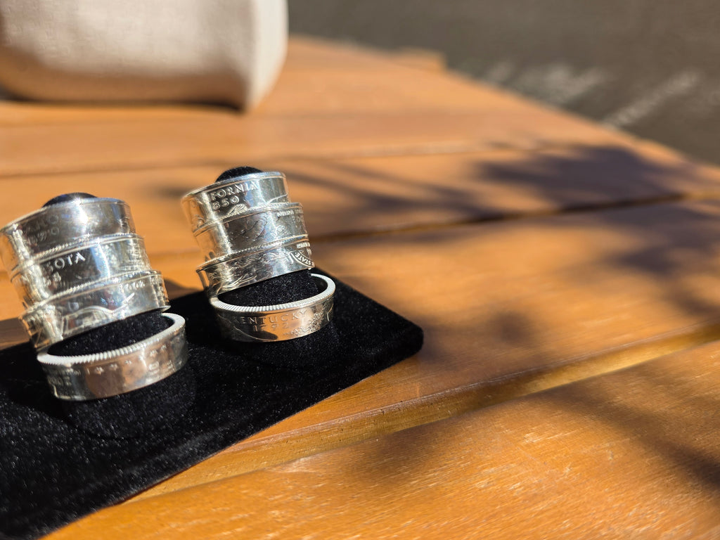 Silver Proof Statehood Quarter Rings