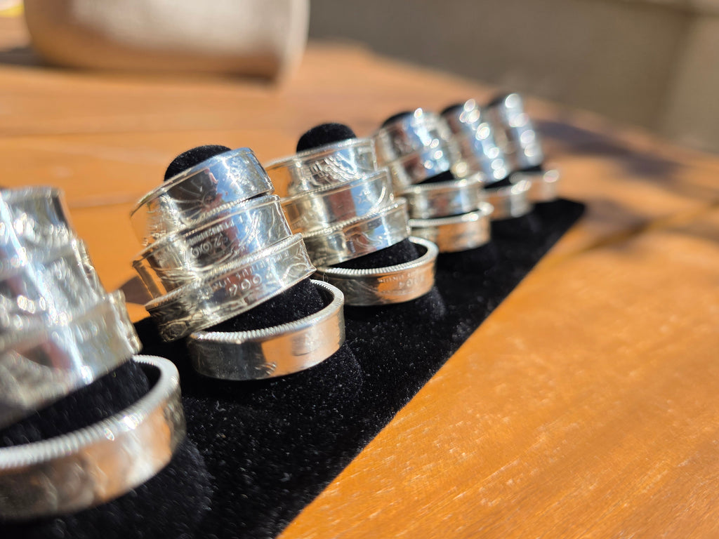 Silver Proof Statehood Quarter Rings