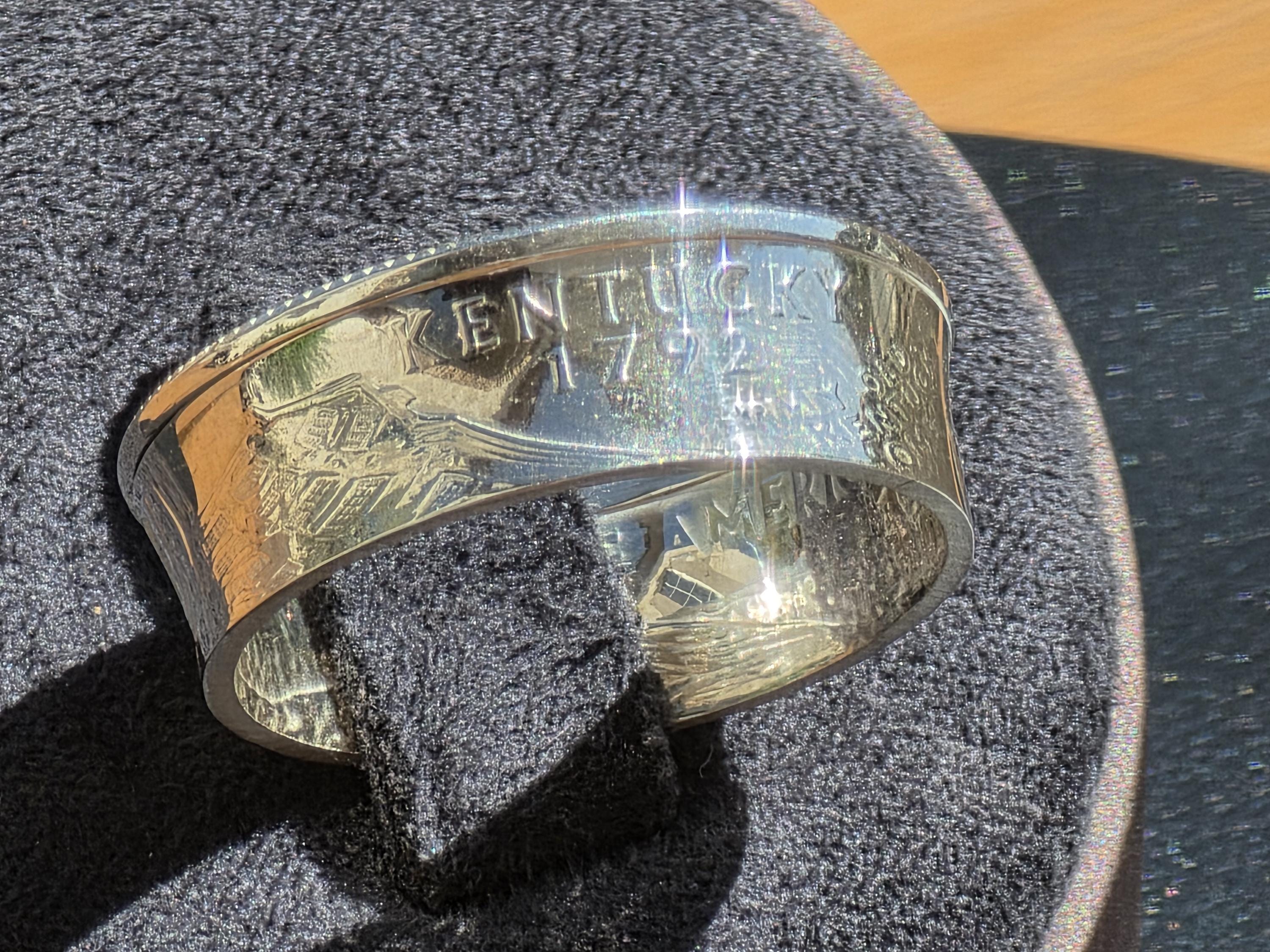 Silver Proof Statehood Quarter Rings