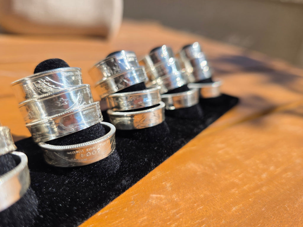 Silver Proof Statehood Quarter Rings