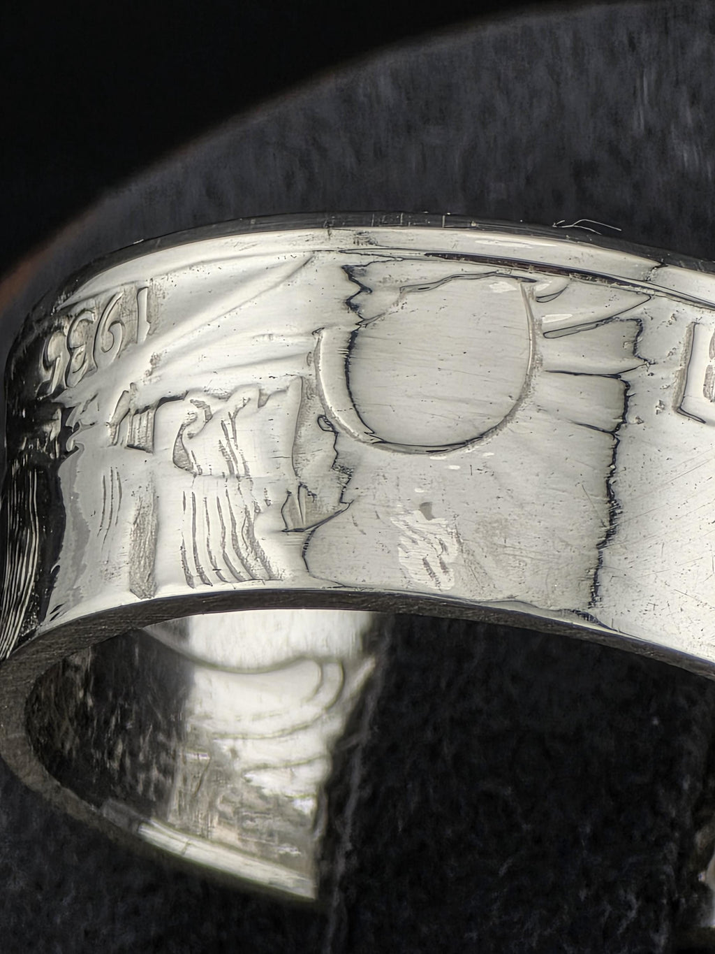 The Legacy: Walking Liberty Silver Coin Ring