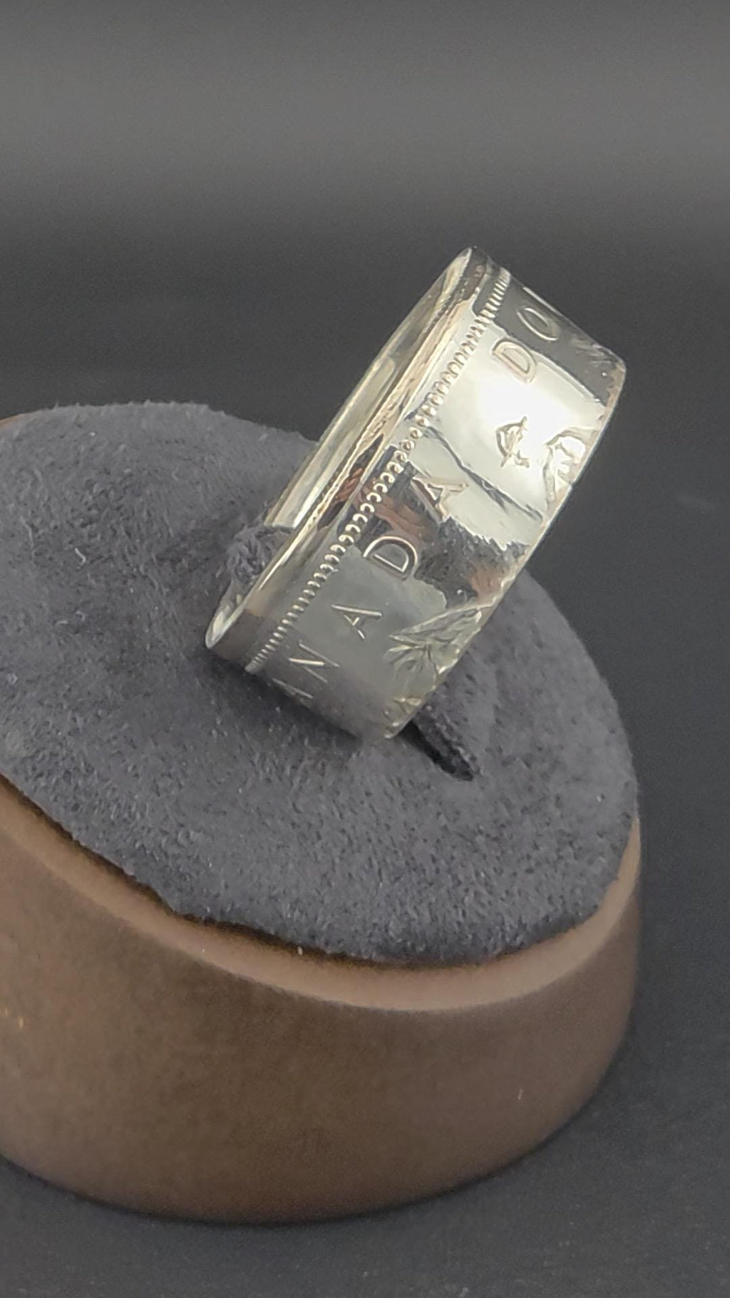 Royal Canadian Mint Centennial Silver Dollar Coin Rings