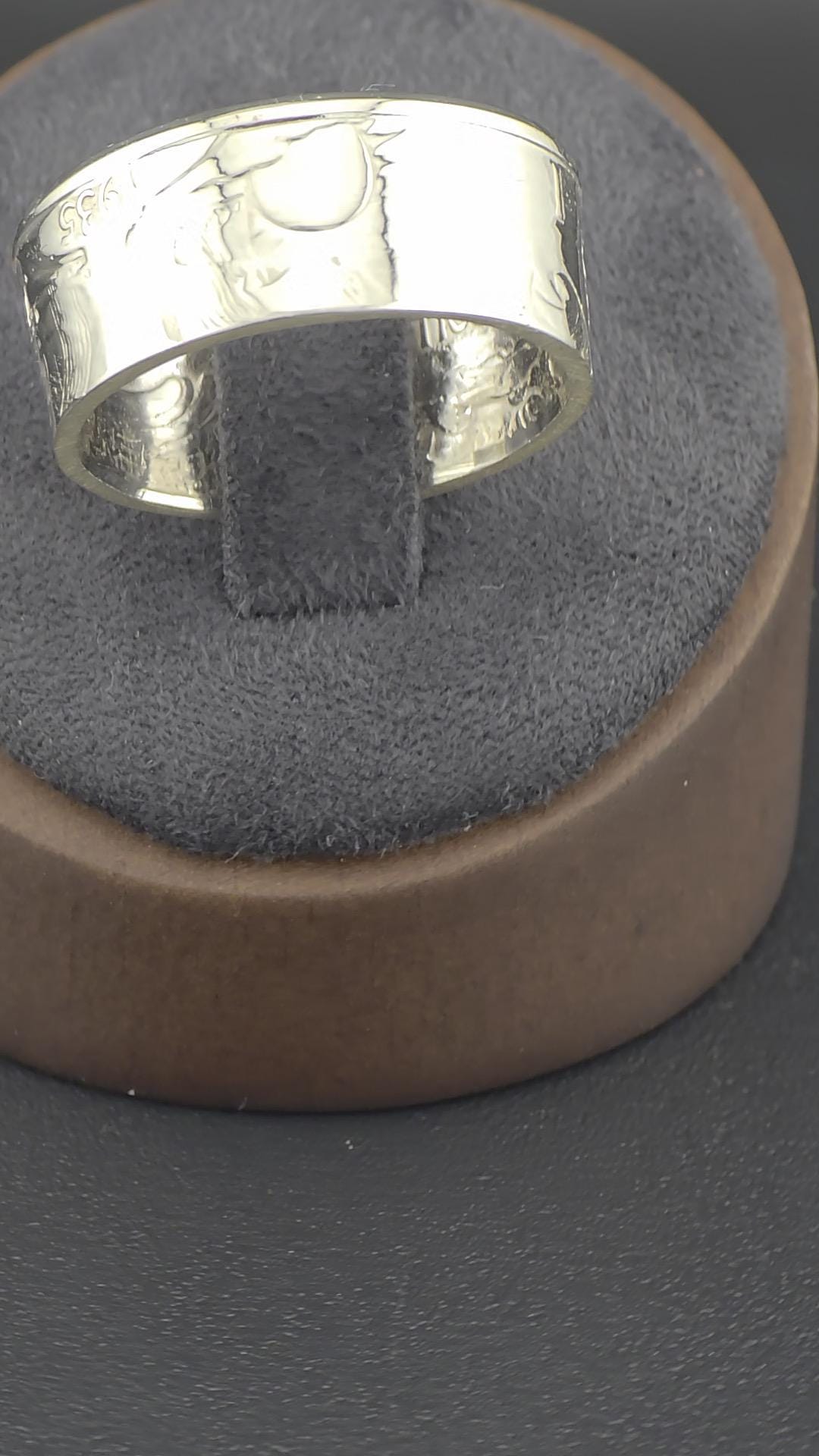 The Legacy: Walking Liberty Silver Coin Ring