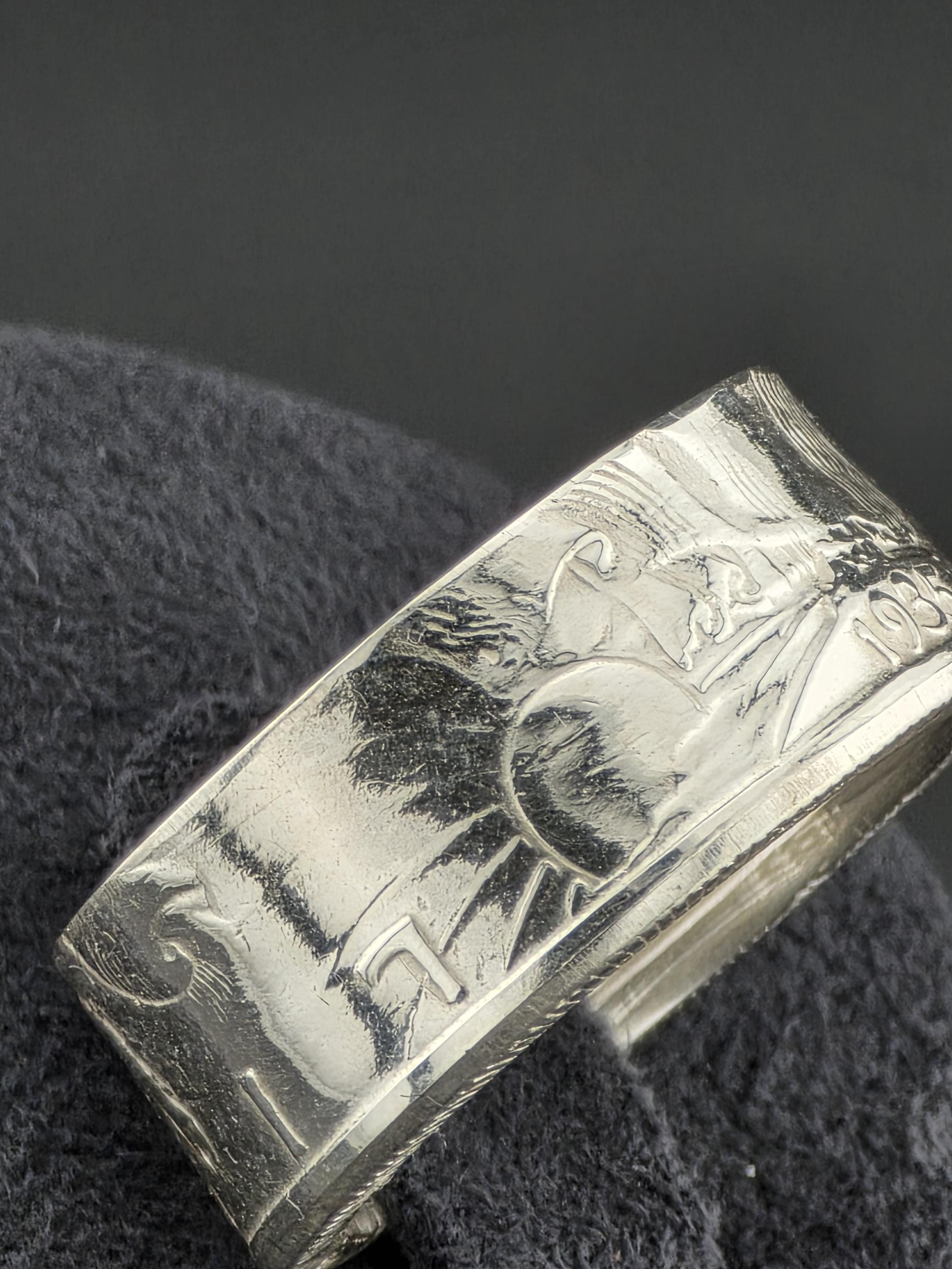The Legacy: Walking Liberty Silver Coin Ring