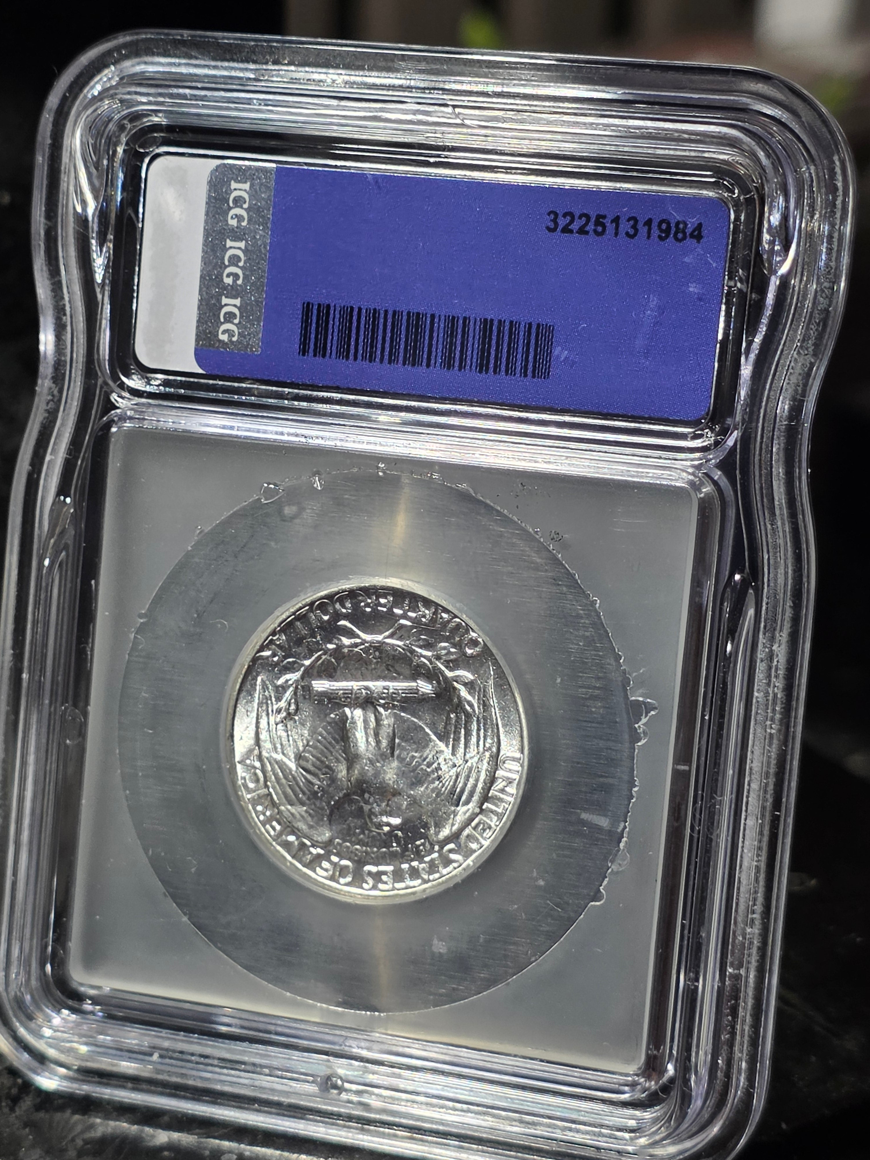 1964 US Quarter – Hand-Forged from Certified ICG Brilliant Uncirculated Slab – Made to Order