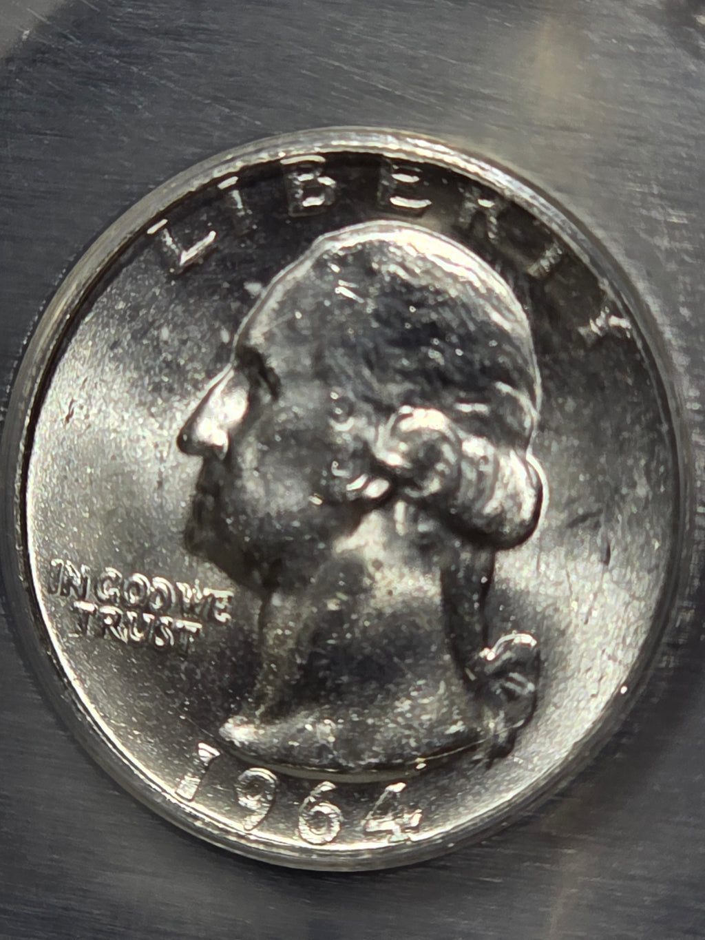 1964 US Quarter – Hand-Forged from Certified ICG Brilliant Uncirculated Slab – Made to Order