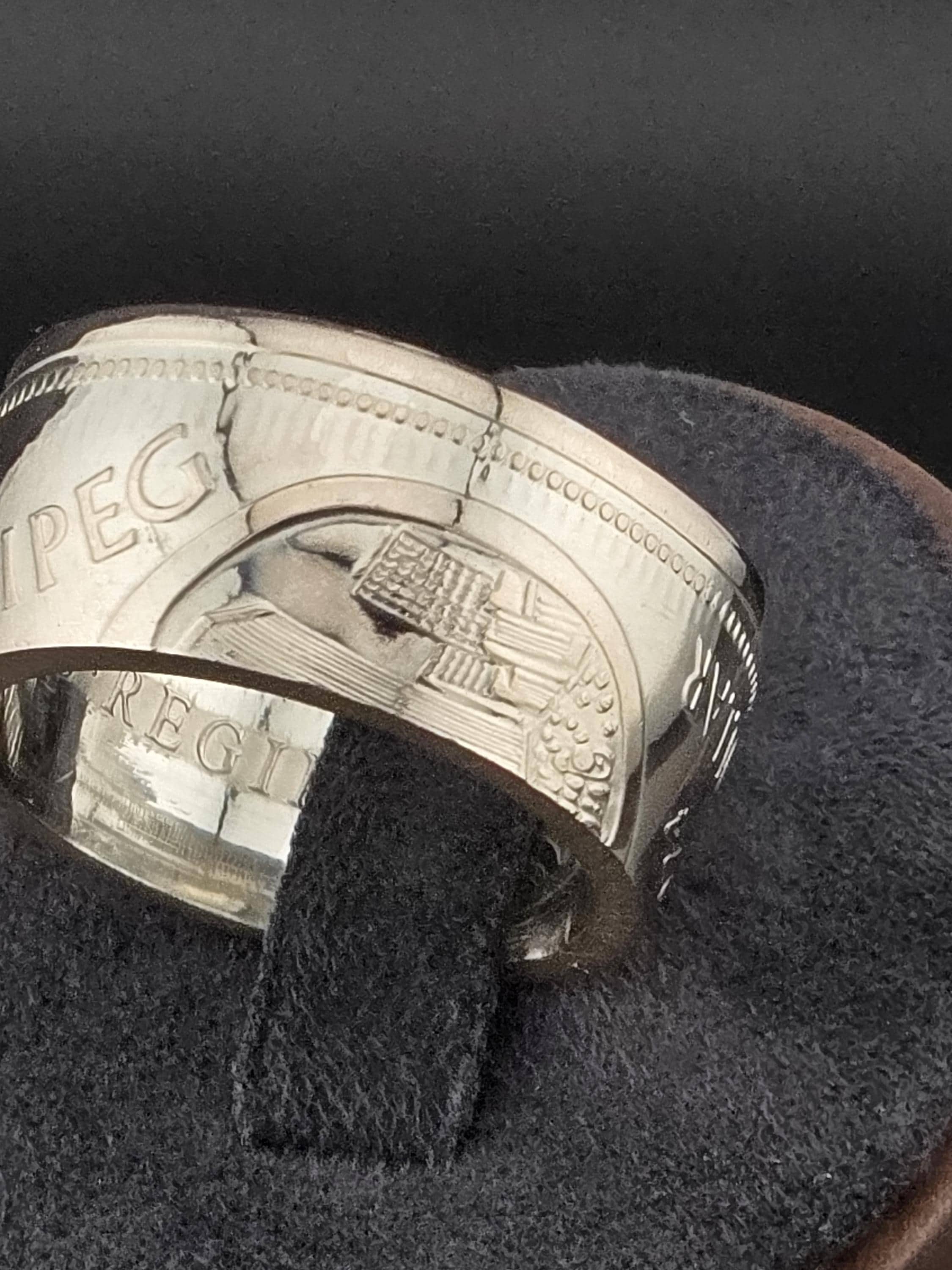 Royal Canadian Mint Centennial Silver Dollar Coin Rings
