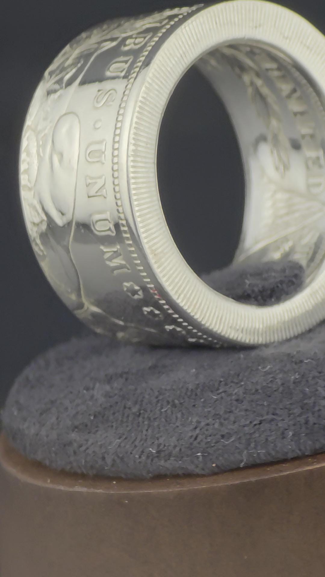 The Sovereign Morgan Silver Dollar Coin Ring Collection