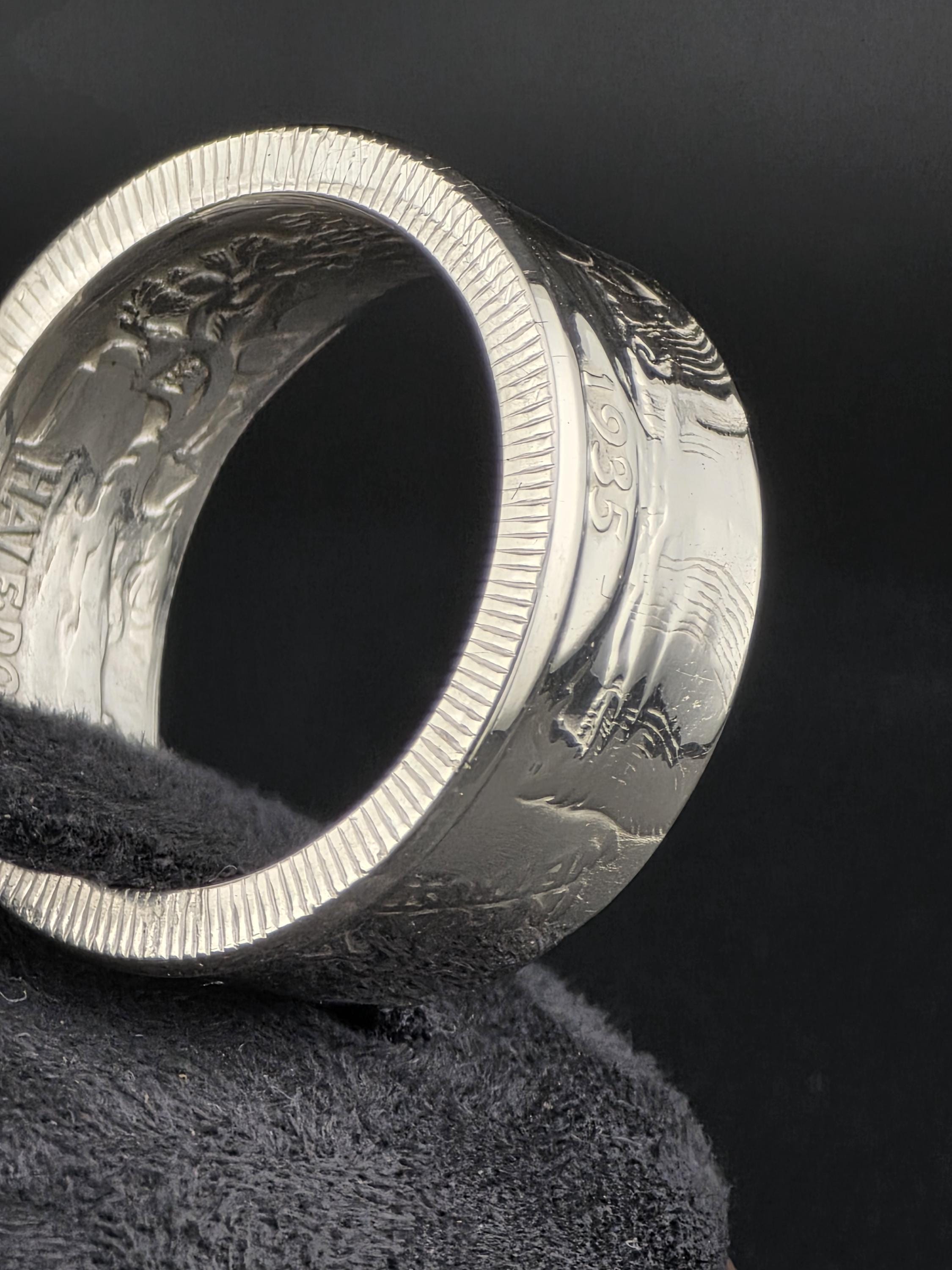 The Legacy: Walking Liberty Silver Coin Ring