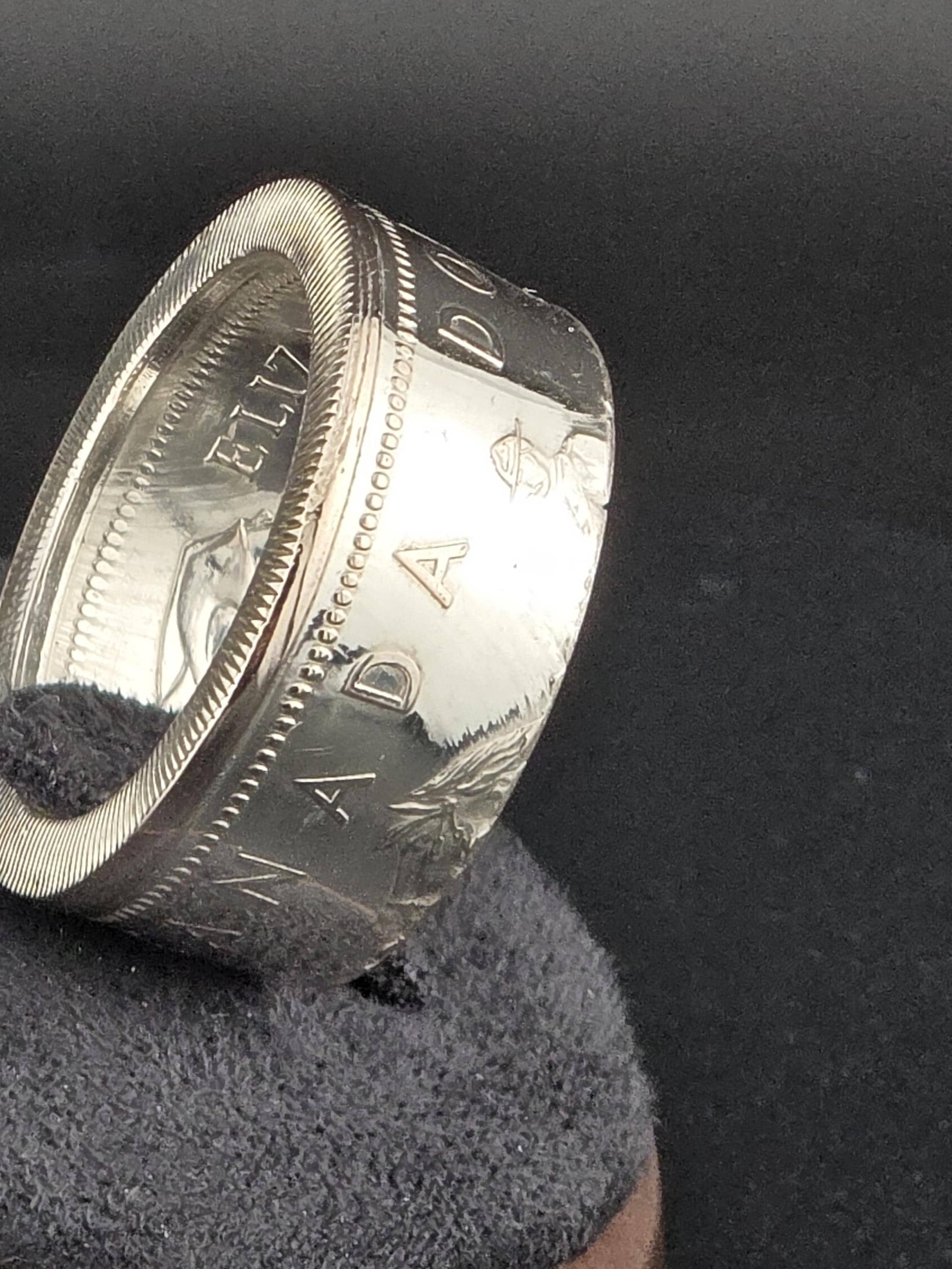 Royal Canadian Mint Centennial Silver Dollar Coin Rings