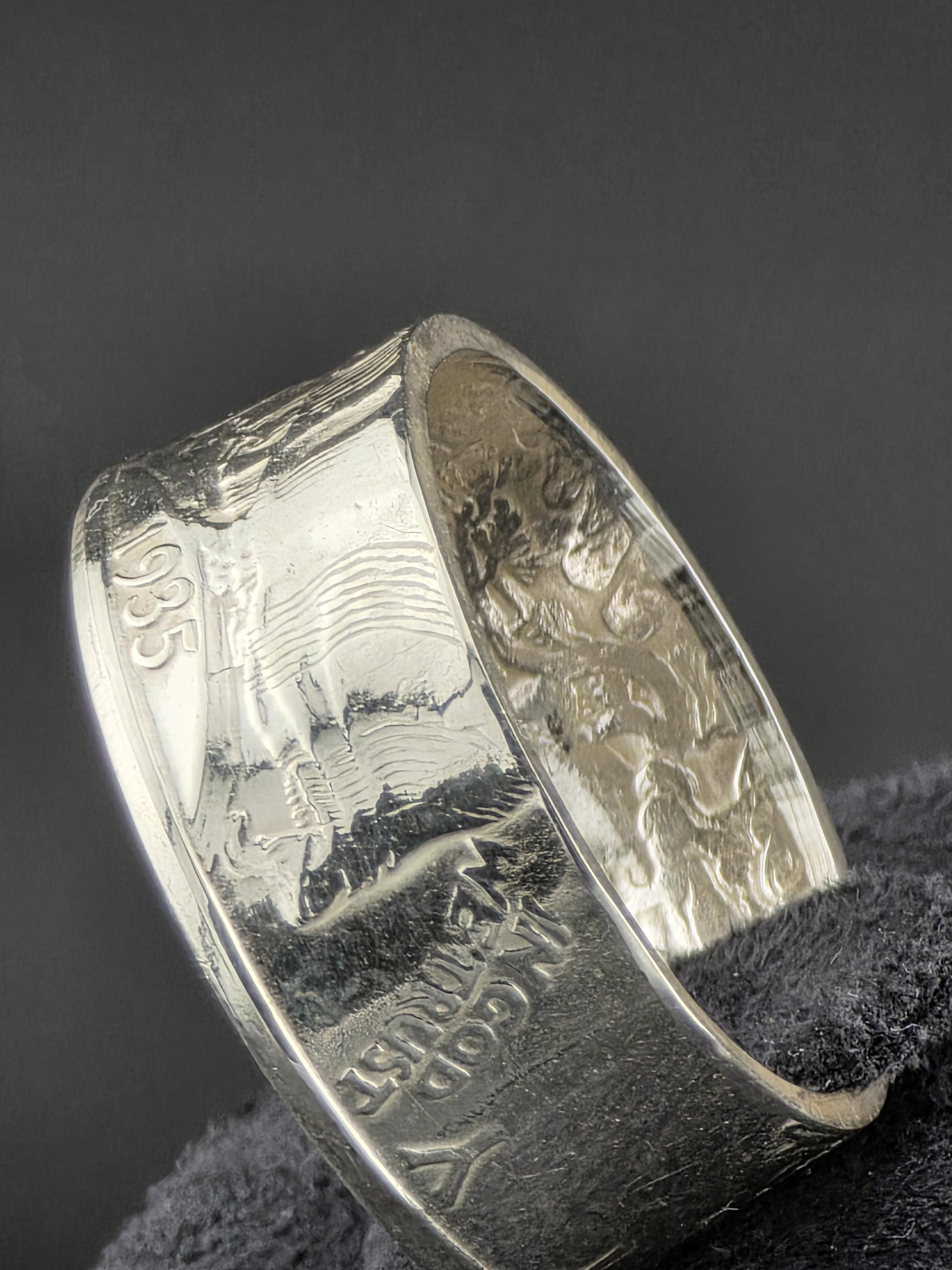 The Legacy: Walking Liberty Silver Coin Ring