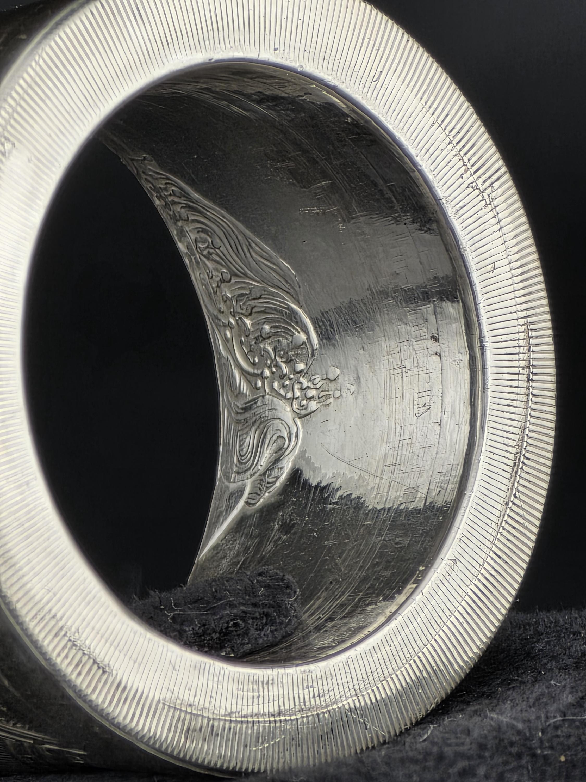 1976 Montreal Olympics World Map $10 Silver Coin Ring